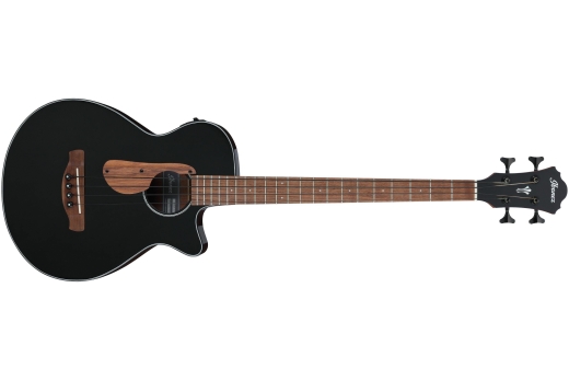 Ibanez - AEG24E Acoustic/Electric Bass Guitar - Black High Gloss
