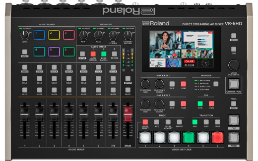 Roland - VR-6HD Direct Streaming AV Mixer