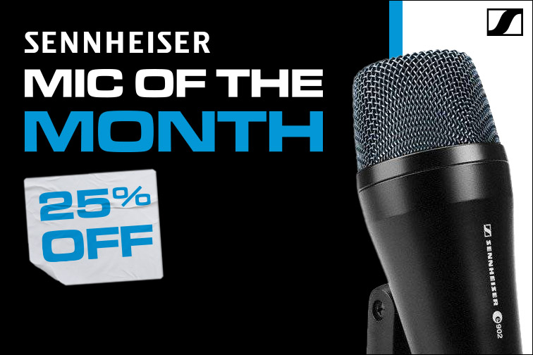 Get 25% off the Sennheiser Mic of the Month