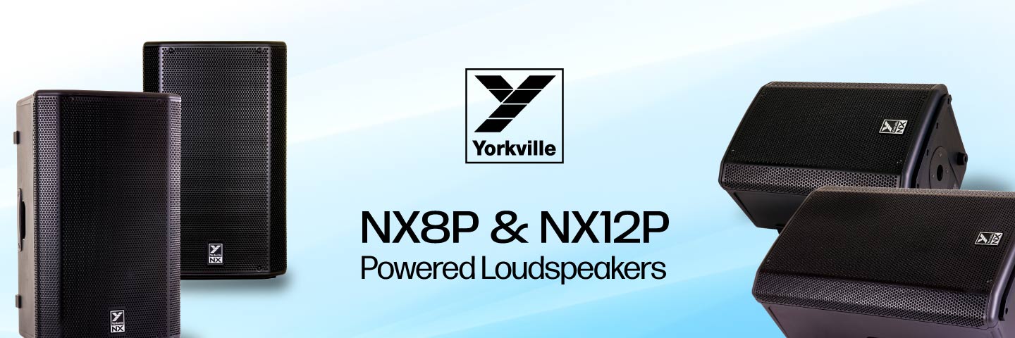 New! NX8P & NX12P Powered Loudspeakers